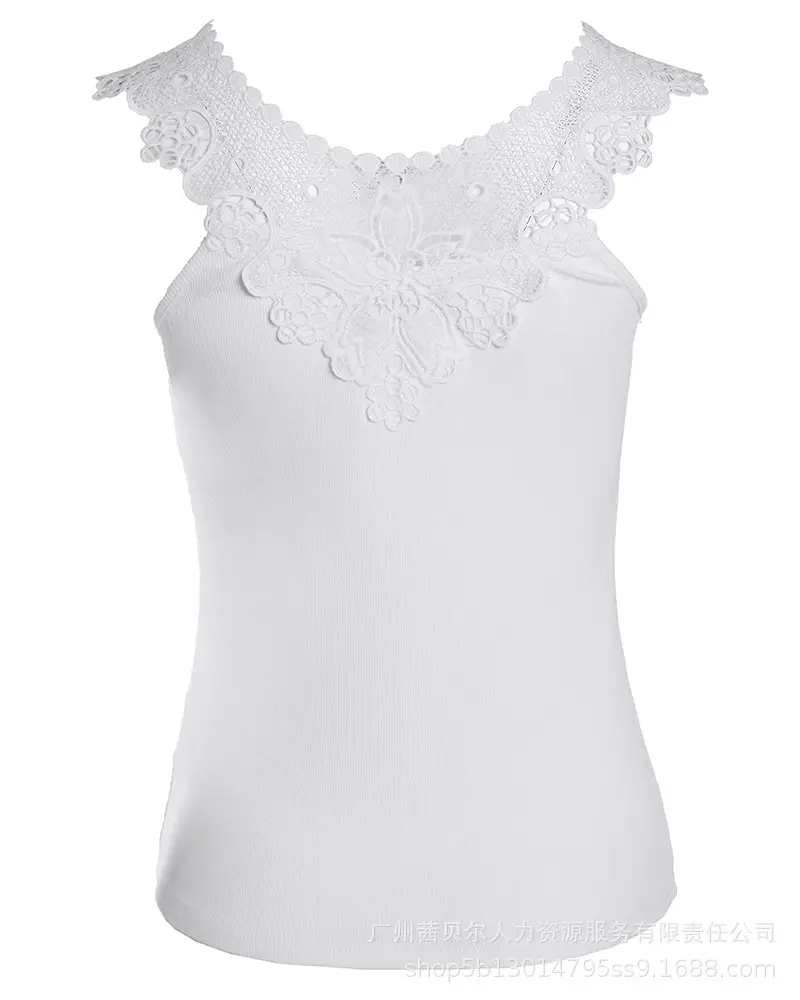 White Lace Vest for Women Summer Wear — feature 3