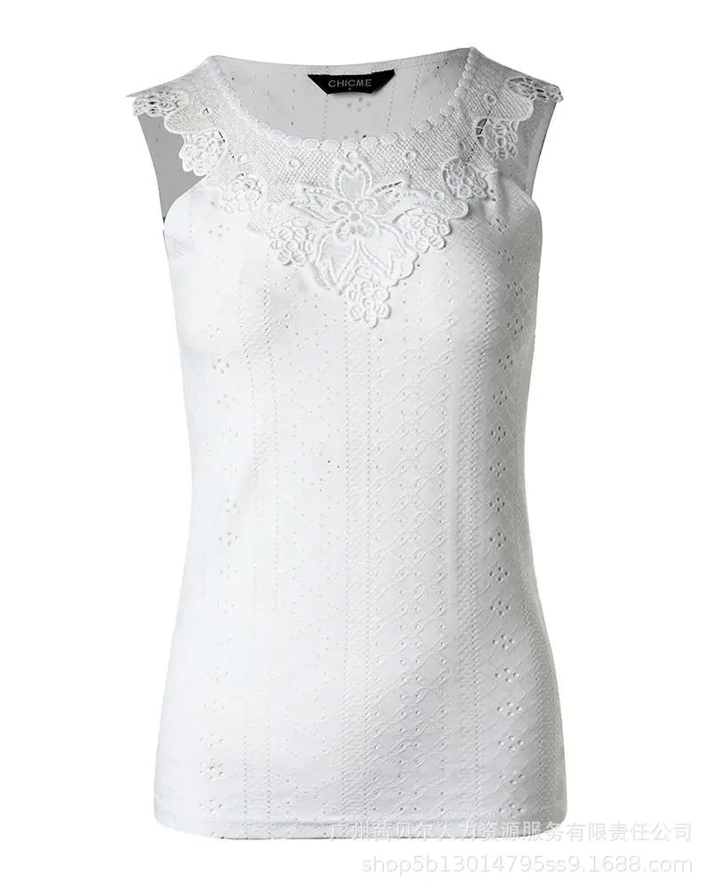 White Lace Vest for Women Summer Wear — feature 5