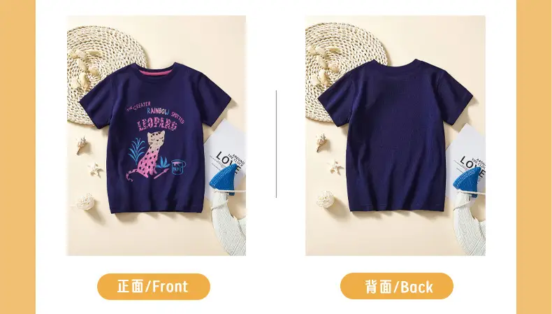Girls Unicorn T-Shirt Pink 2025 Summer — feature 10