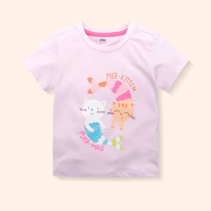 Girls Unicorn T-Shirt Pink 2025 Summer - Image 5