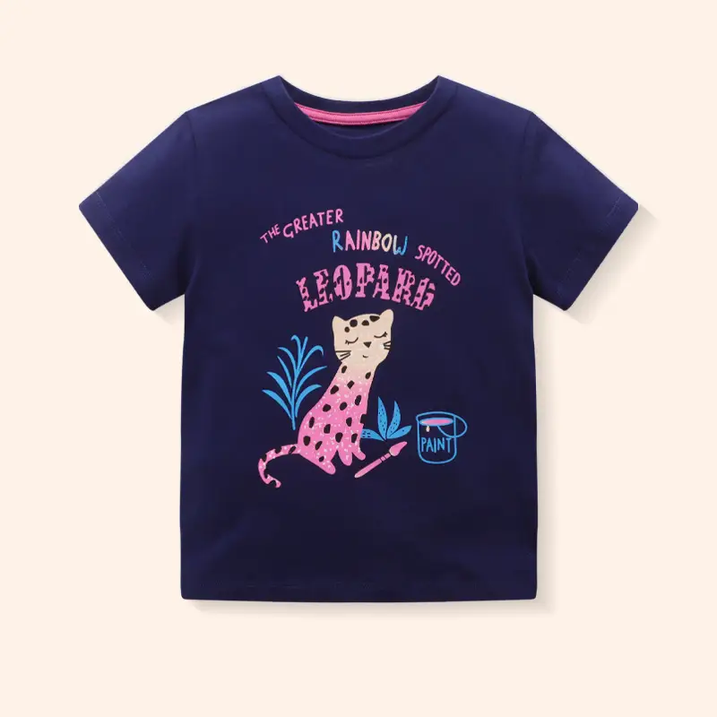 Girls Unicorn T-Shirt Pink 2025 Summer - Image 6
