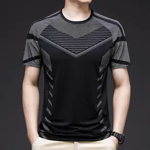 Men's Blue Ice Silk Running T-Shirt Thin Breathable — feature 2