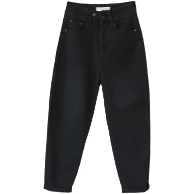 Women Black Slim Fit Stretch Jeans 2022 - Image 6