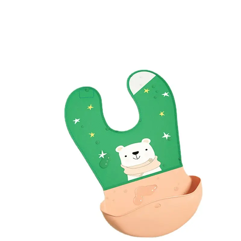 Baby Eating Bib Waterproof Silicone Children Anti-Dirty - Image 9