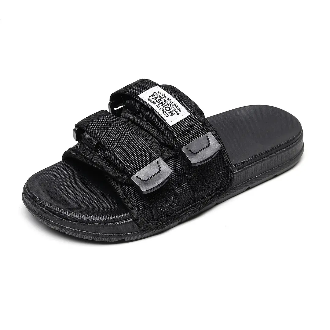 Thick-Soled Slippers for Women's Summer Outer Wear 2022 New Non-Slip Flip-Flops Couple Beach Shoes Fashionable Platform Sole Velcro - Image 8