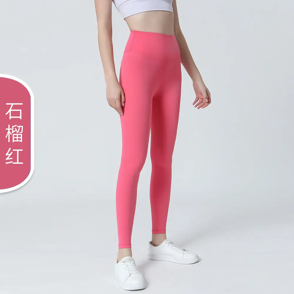 Naked Yoga Pants High Waist Hip Lifting Running Sports Fitness - Image 22
