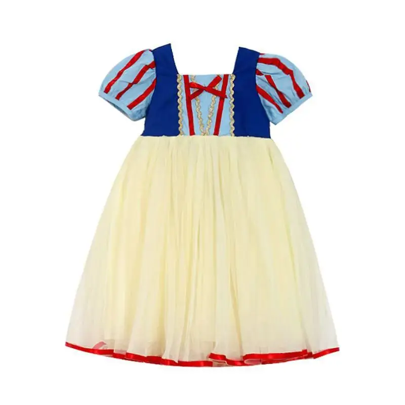 Snow White Dress Girls Net Red Ocean Style Summer - Image 6