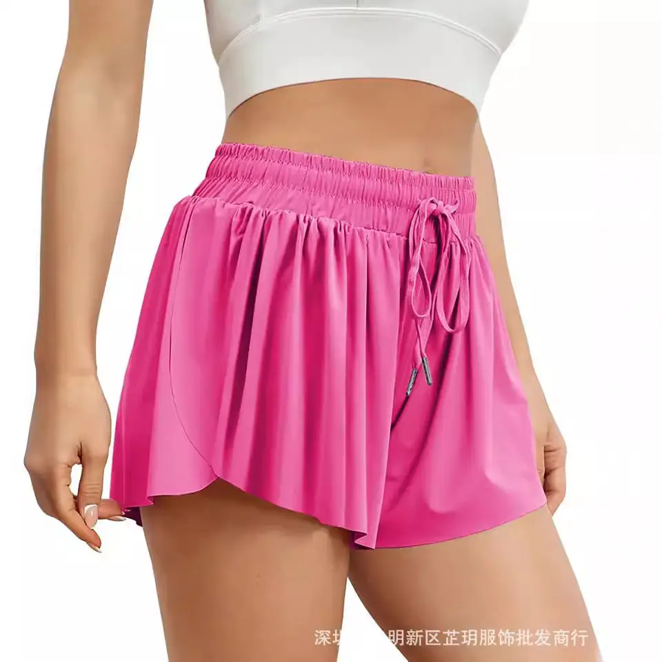 2023 New Blue Anti-Exposed High Waist Shorts - Image 38