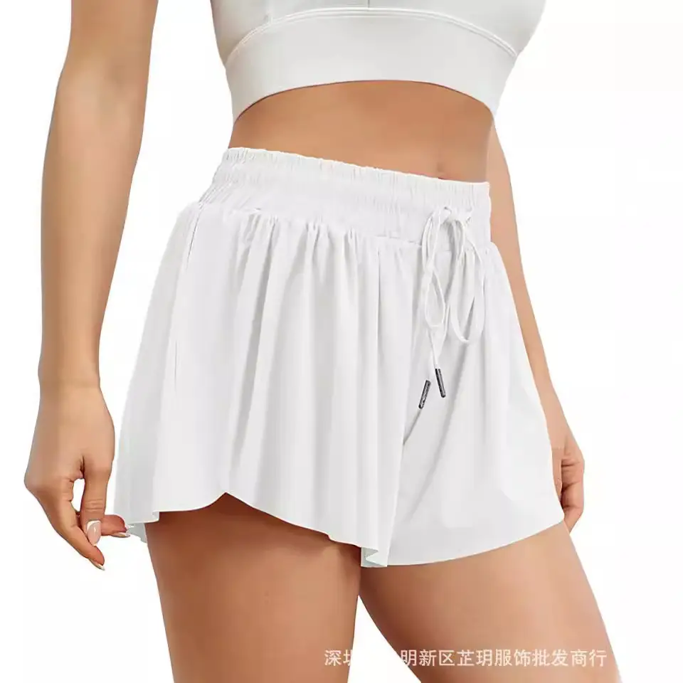 2023 New Blue Anti-Exposed High Waist Shorts - Image 41