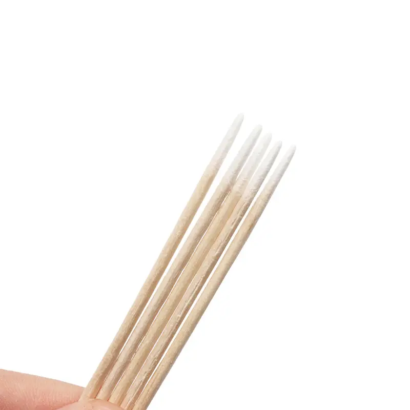 Wooden Pointed Cotton Swabs for Makeup & Cleaning - Image 3