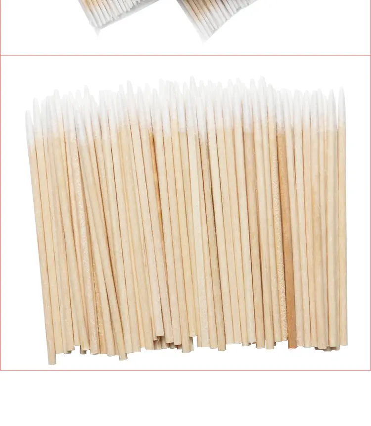 Wooden Pointed Cotton Swabs for Makeup & Cleaning — feature 10