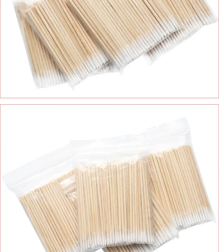 Wooden Pointed Cotton Swabs for Makeup & Cleaning — feature 9