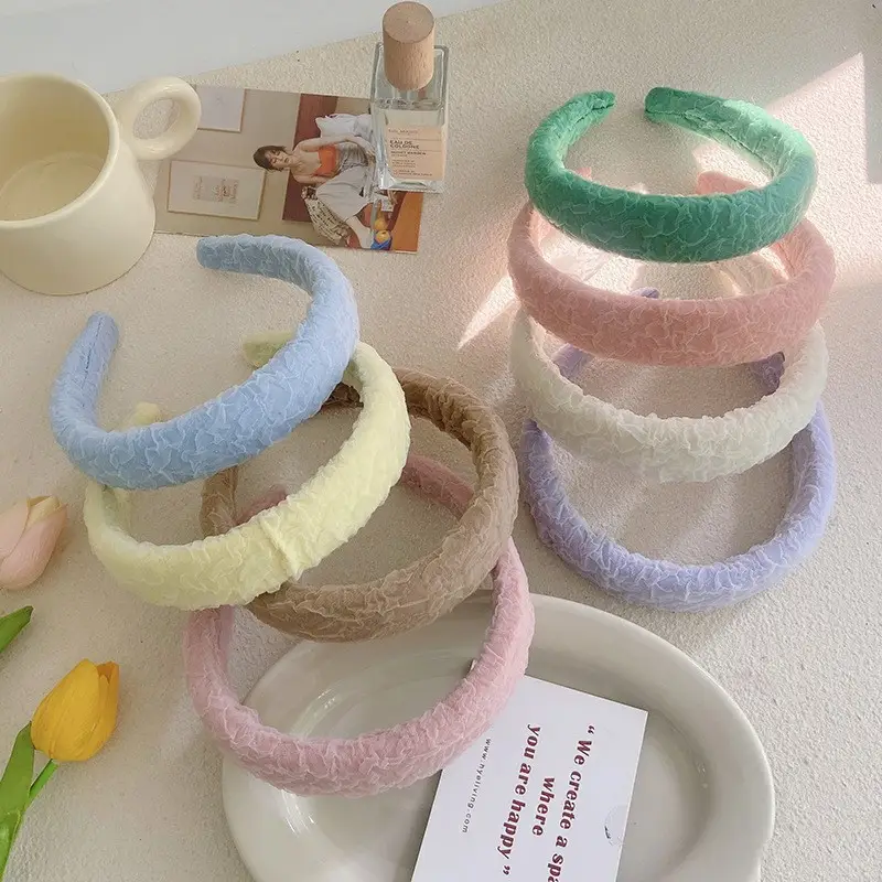 Candy Color Bubble Sponge Hair Band for Girls