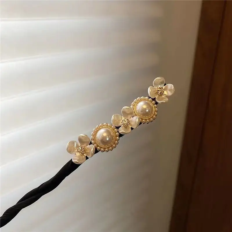 Pearl Flower Hair Twister for Women