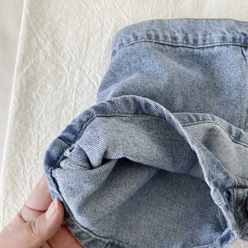 Girls Denim Shorts 2025 Summer Breathable Casual Western Style - Image 4