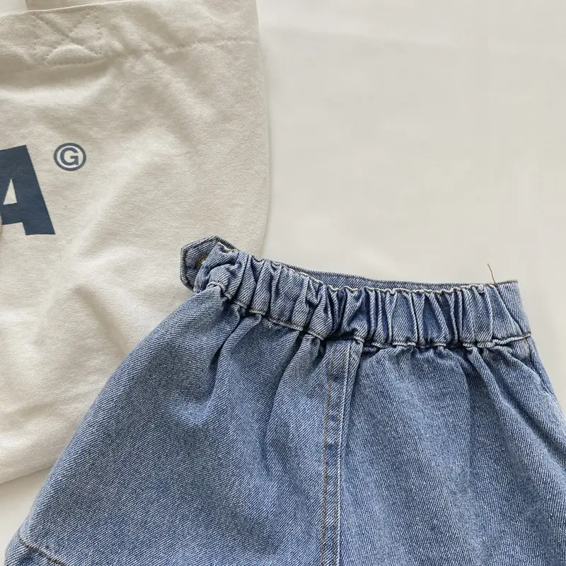 Girls Denim Shorts 2025 Summer Breathable Casual Western Style - Image 5