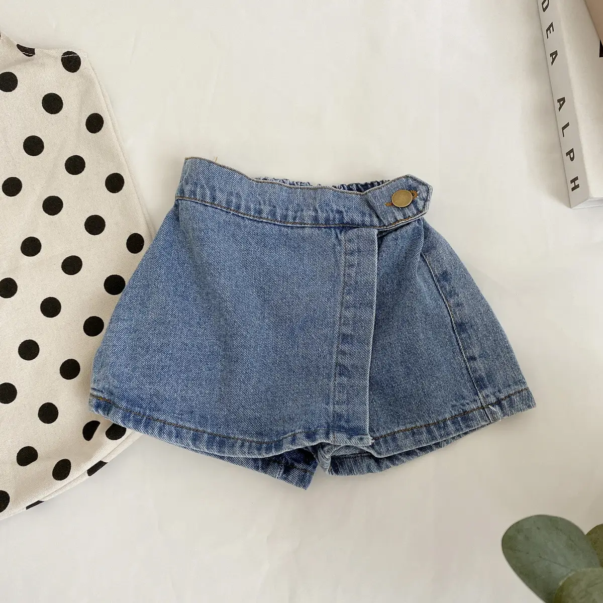 Girls Denim Shorts 2025 Summer Breathable Casual Western Style — feature 15