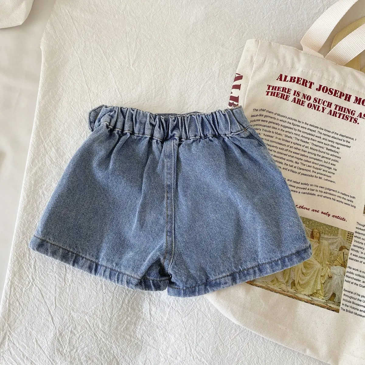 Girls Denim Shorts 2025 Summer Breathable Casual Western Style — feature 3