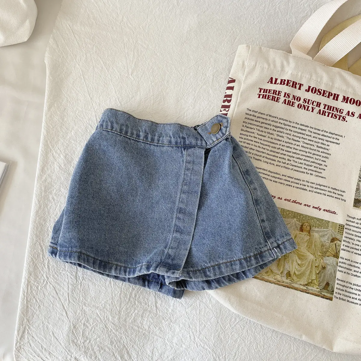 Girls Denim Shorts 2025 Summer Breathable Casual Western Style — feature 4
