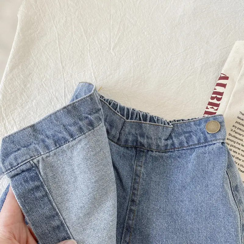 Girls Denim Shorts 2025 Summer Breathable Casual Western Style — feature 5