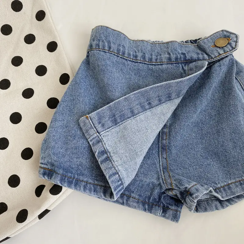 Girls Denim Shorts 2025 Summer Breathable Casual Western Style — feature 9