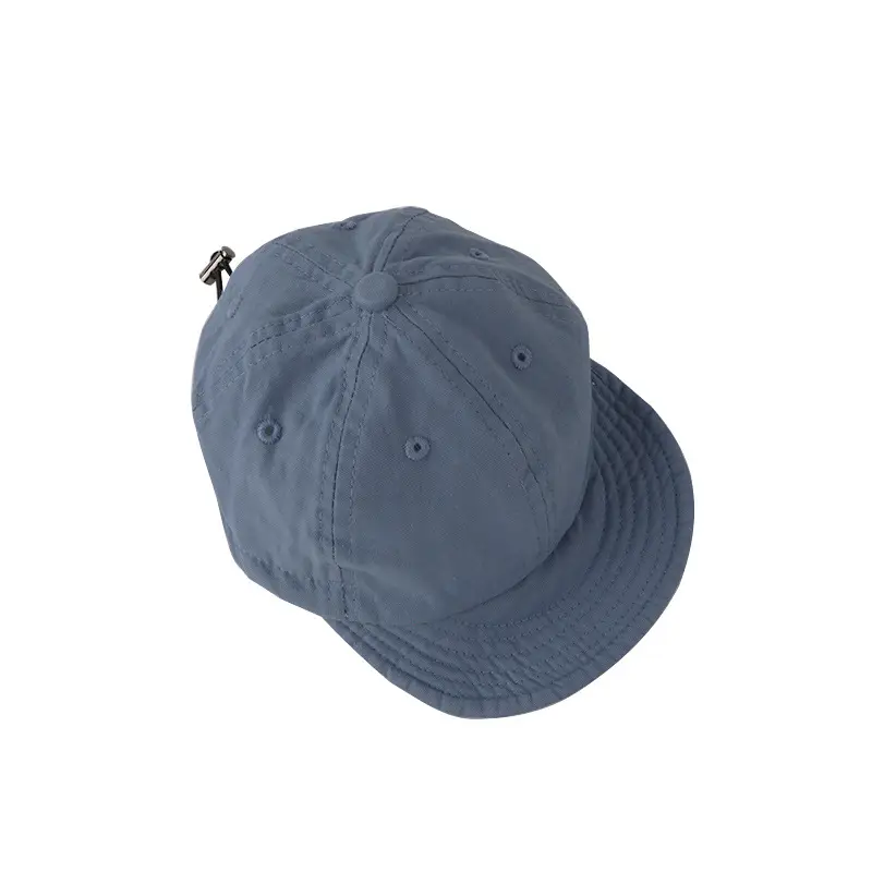 Milk Bubble Kids Beige Bucket Hat Spring Autumn Washed - Image 11