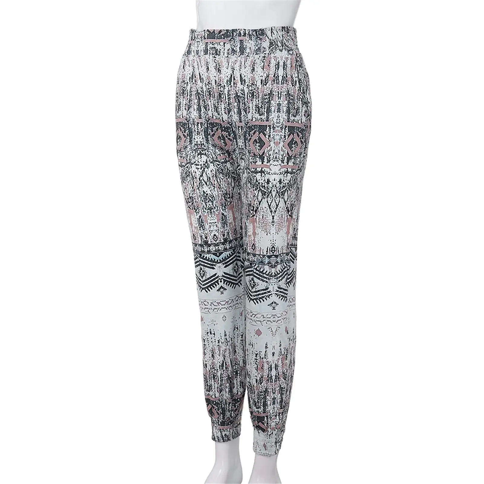 Women's Printed High Waist Slim Fit Trouser Set — feature 4