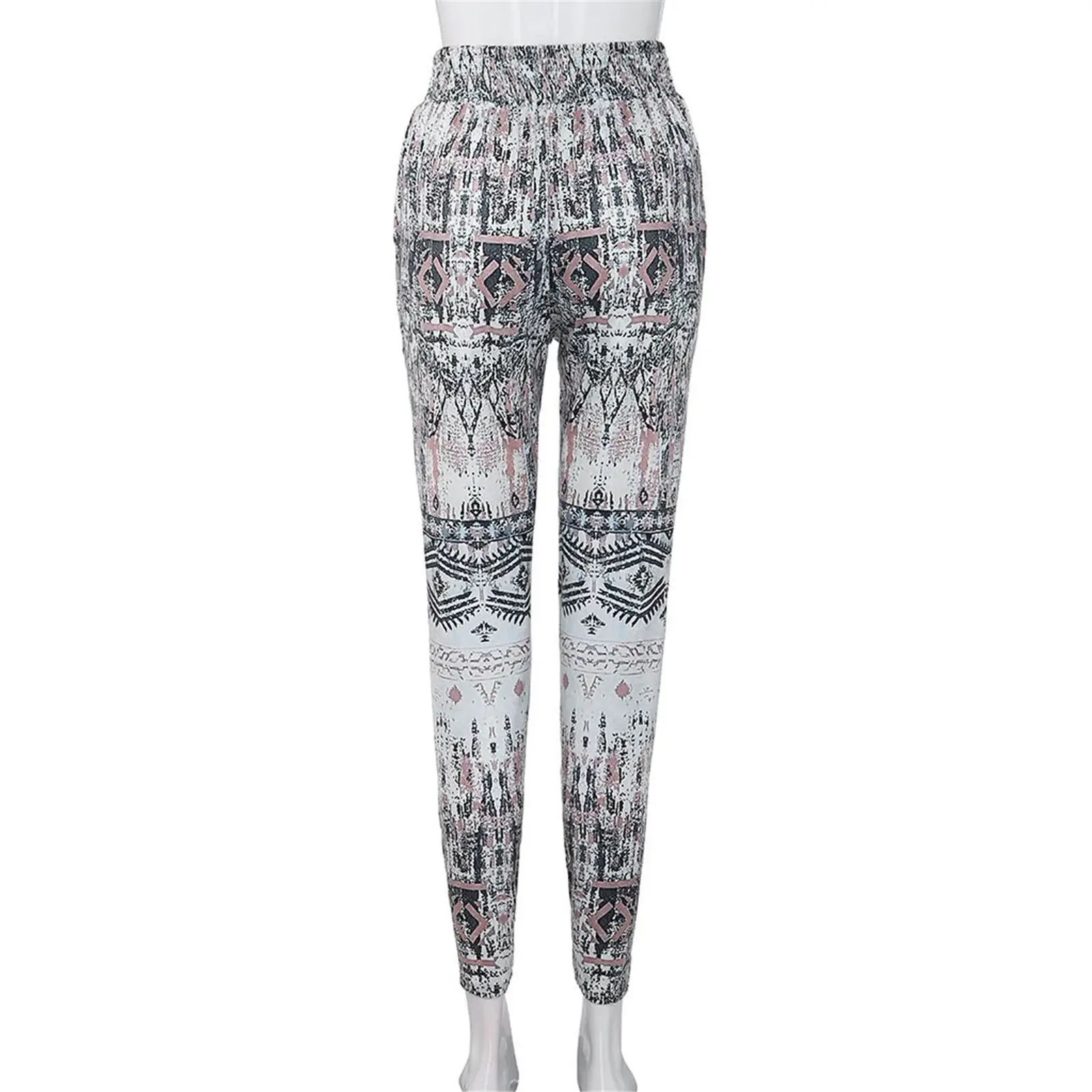 Women's Printed High Waist Slim Fit Trouser Set — feature 5