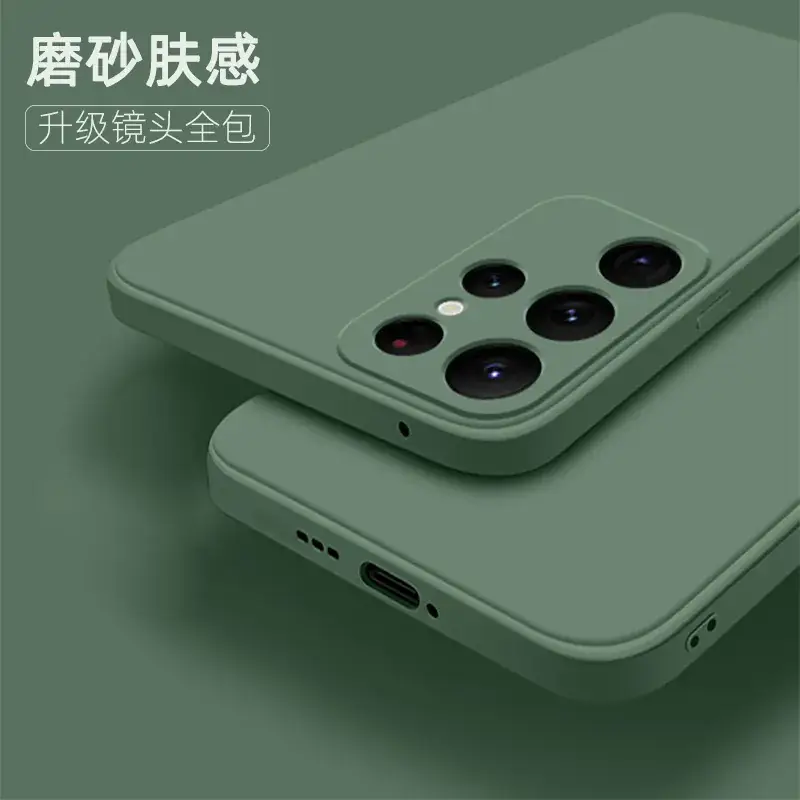 Night Blue Silicone All-Inclusive Mobile Case A03S - Image 9
