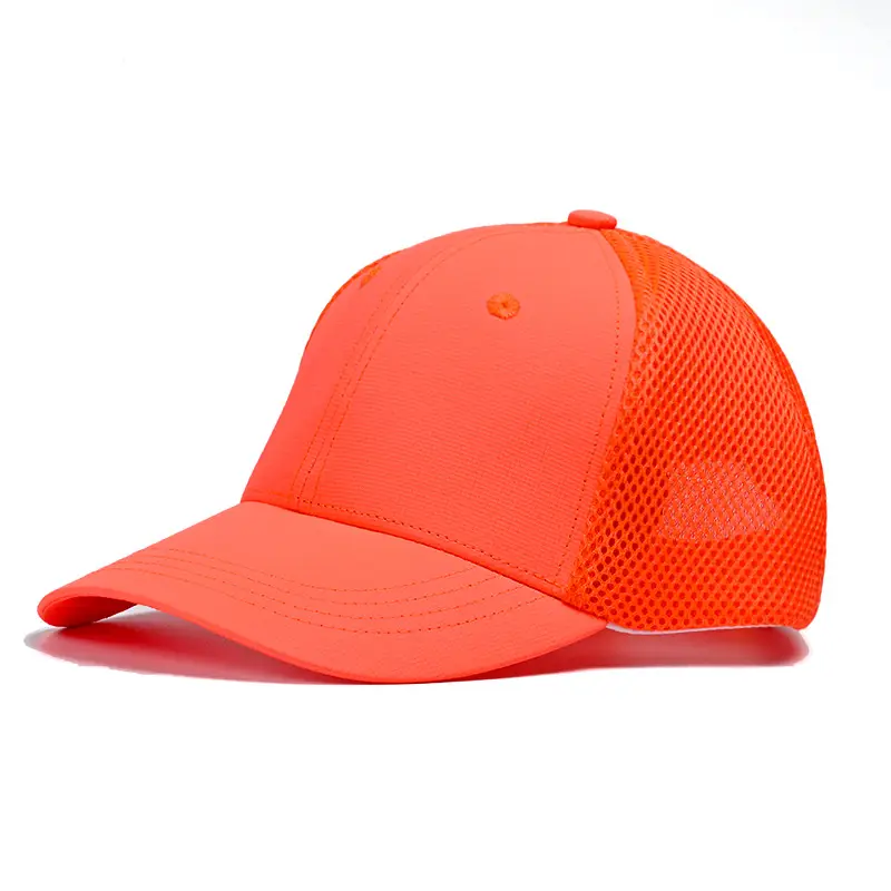 Neon Green Mesh Baseball Cap for Men Women Sun Protection