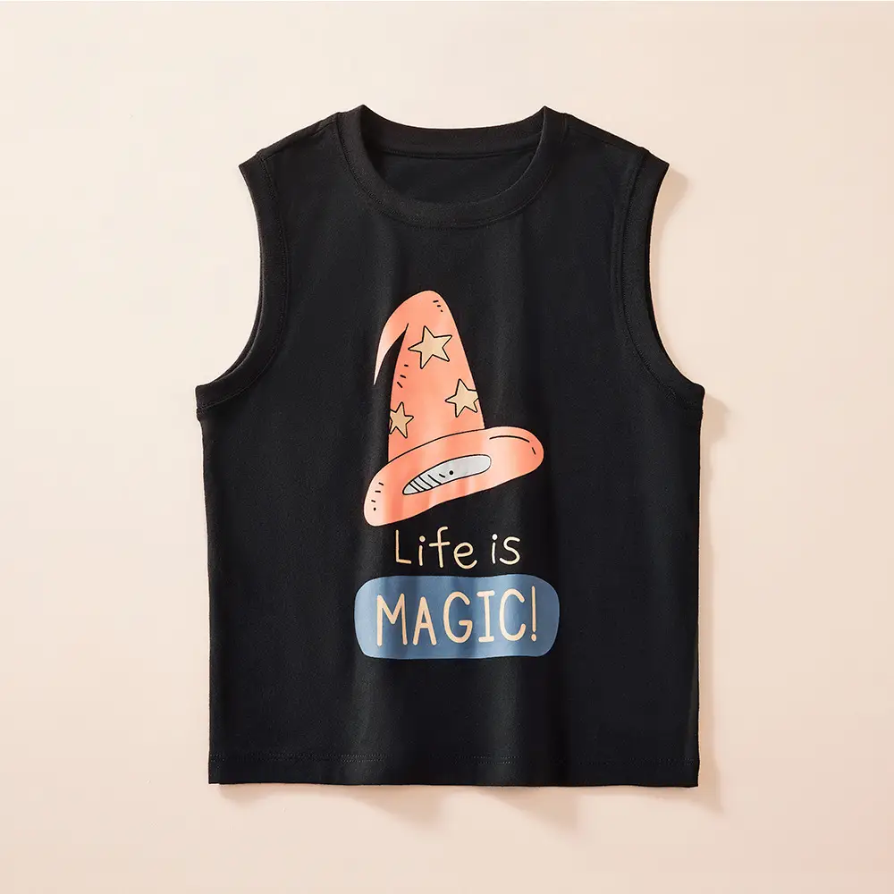 Children's Cartoon Sleeveless T-Straps Set of 4 - Image 4