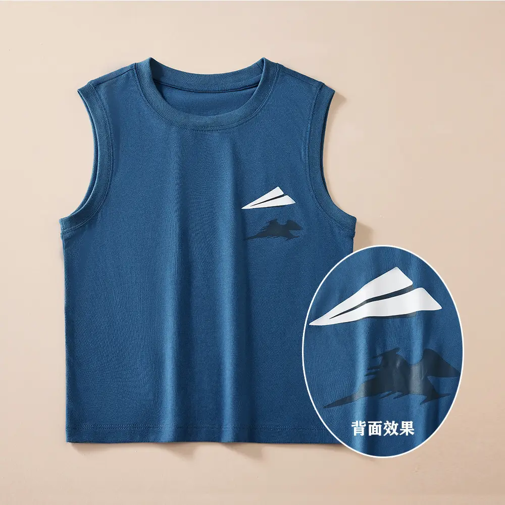 Children's Cartoon Sleeveless T-Straps Set of 4 - Image 5