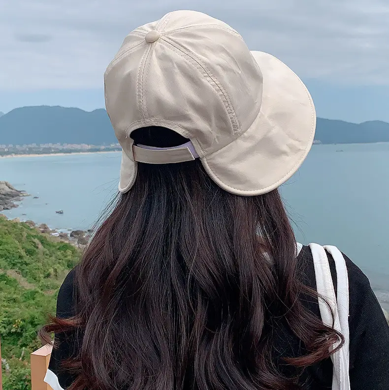 Women's Fisherman Hat Sun Hat with Ponytail Cap - Image 8