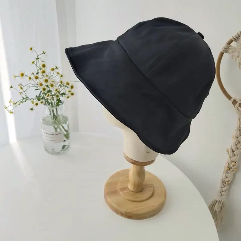 Women's Fisherman Hat Sun Hat with Ponytail Cap - Image 2