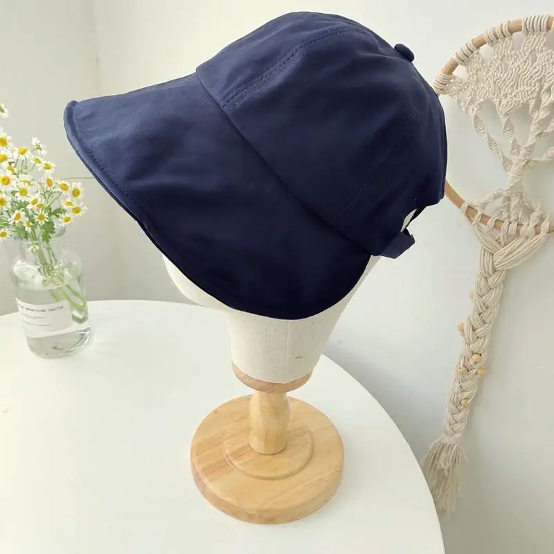 Women's Fisherman Hat Sun Hat with Ponytail Cap - Image 3