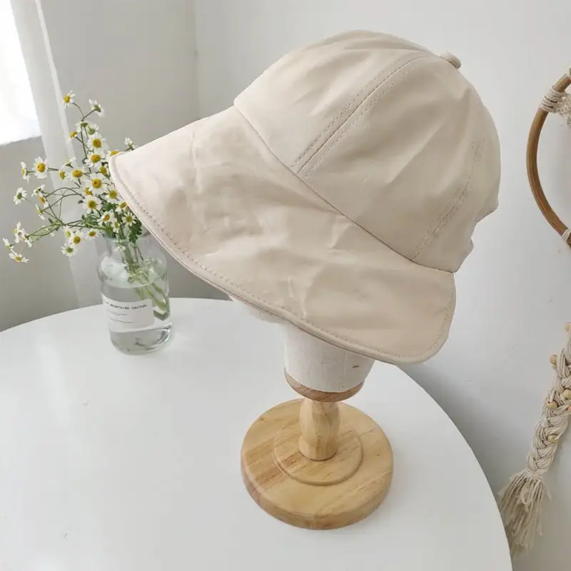 Women's Fisherman Hat Sun Hat with Ponytail Cap - Image 4