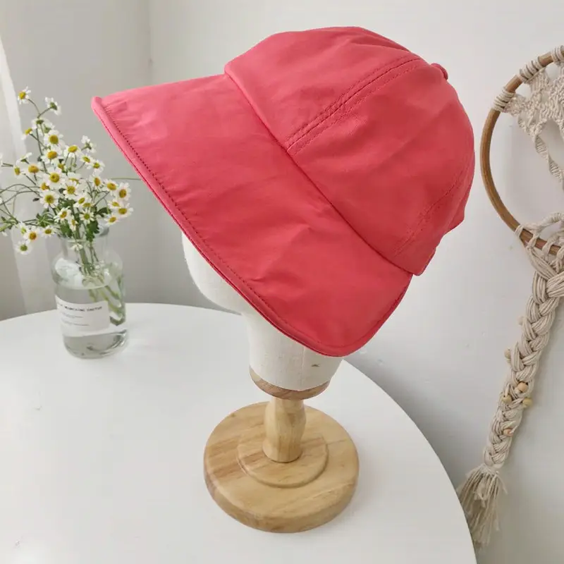 Women's Fisherman Hat Sun Hat with Ponytail Cap - Image 5