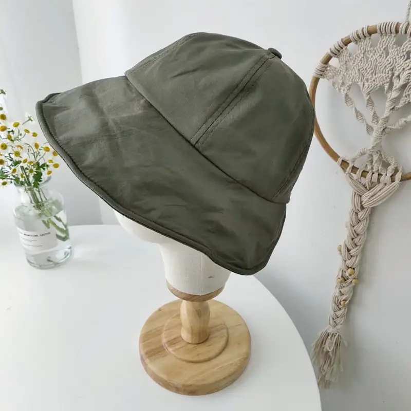 Women's Fisherman Hat Sun Hat with Ponytail Cap - Image 6