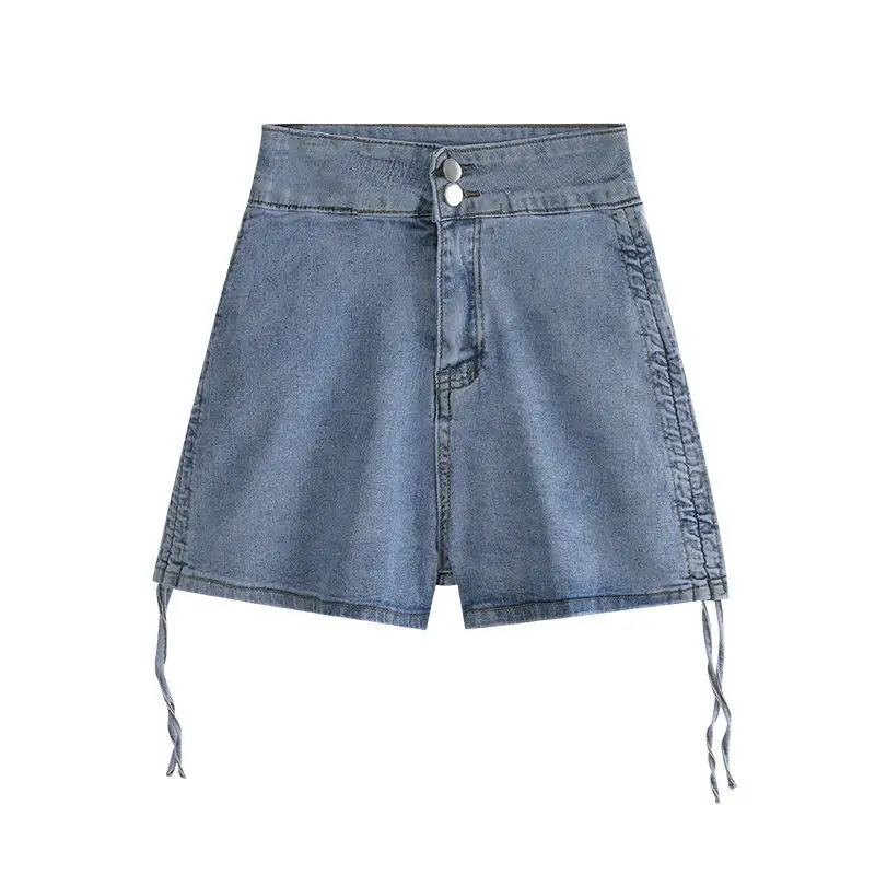 Women Denim High Waist Shorts Spring Summer 2022 - Image 7