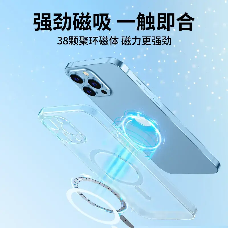Frosted Glass Magnetic iPhone 17 Pro Case with Wireless Charging - Image 7