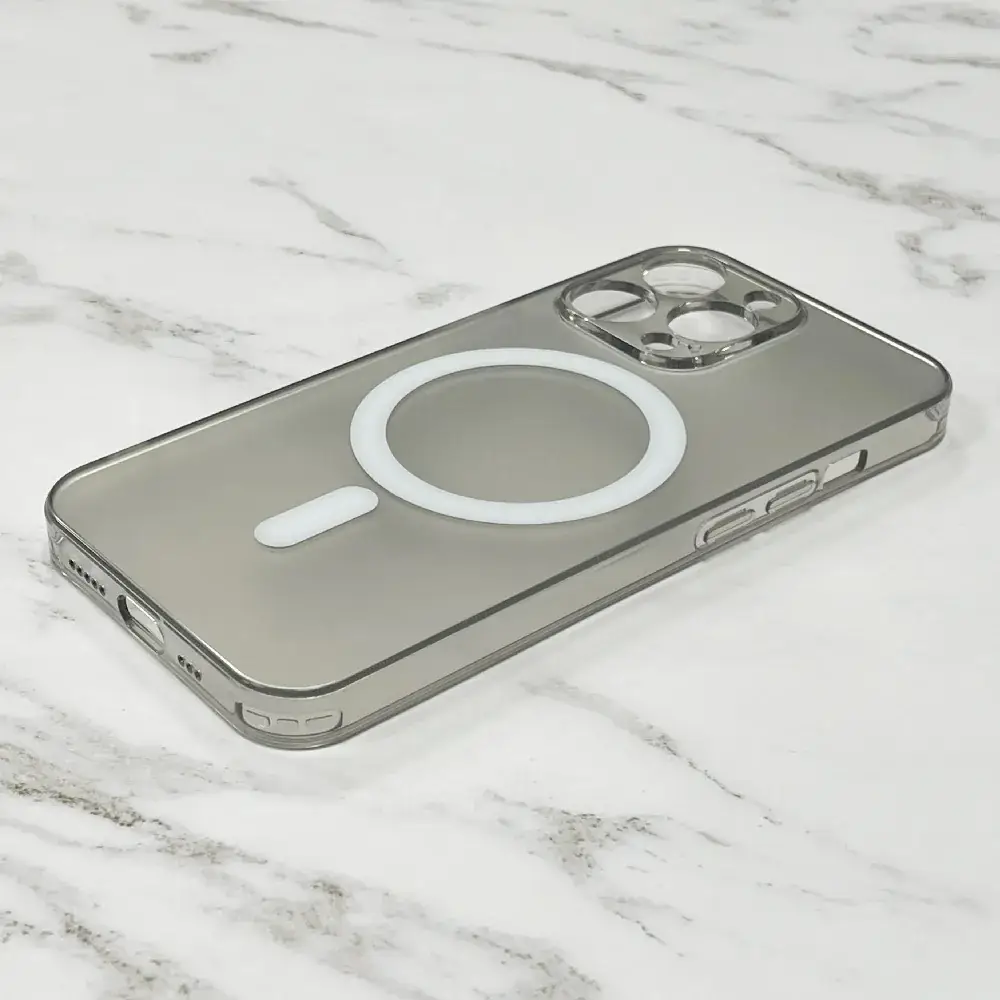 Frosted Glass Magnetic iPhone 17 Pro Case with Wireless Charging - Image 3