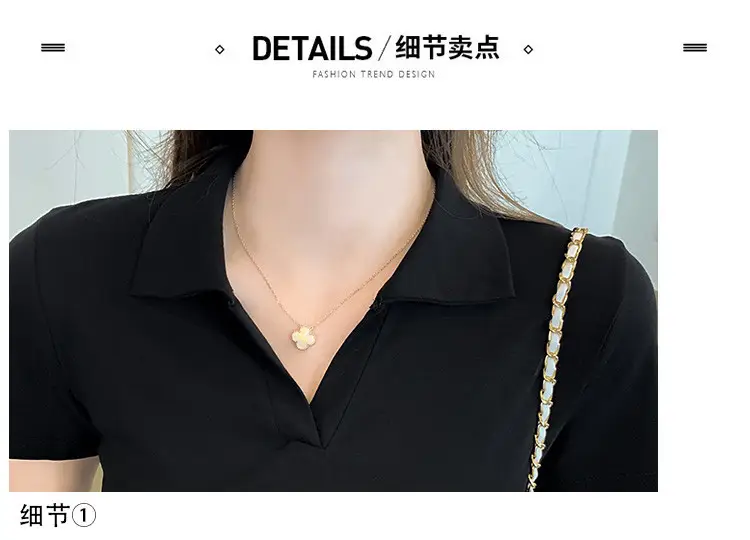 French V Neck Dress for Women Summer 2025 Black Slim Skirt — feature 4