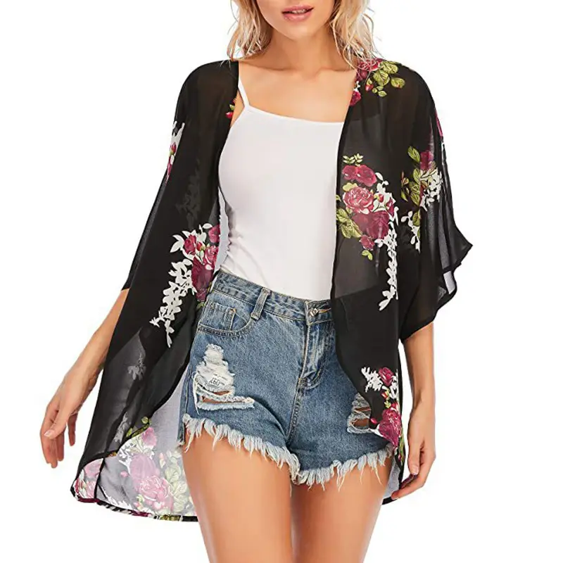2023 Printed Floral Blouse for Women Summer Wear - Image 18