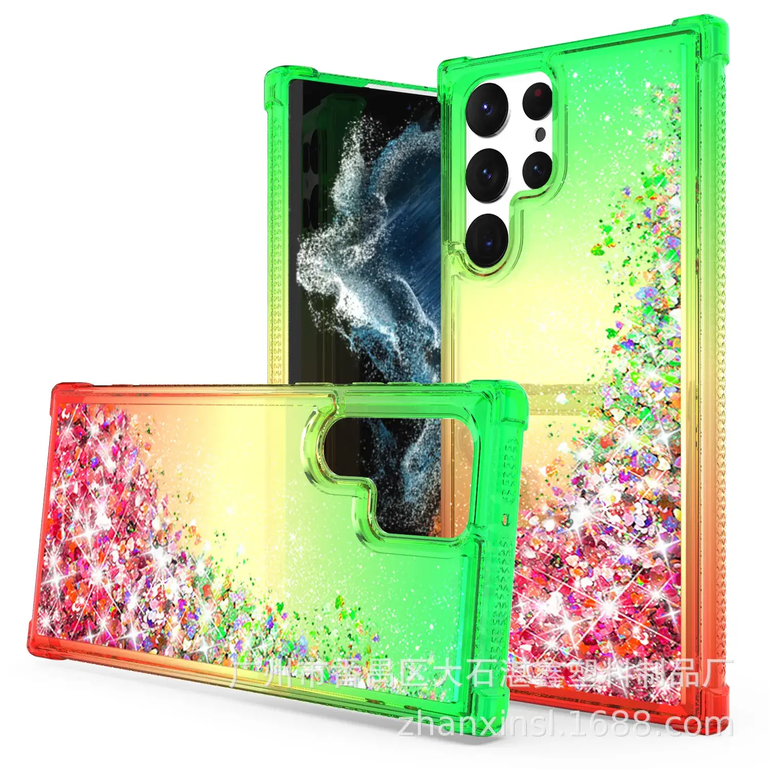 Gradient Glitter Mobile Phone Case for S22 Ultra - Image 5