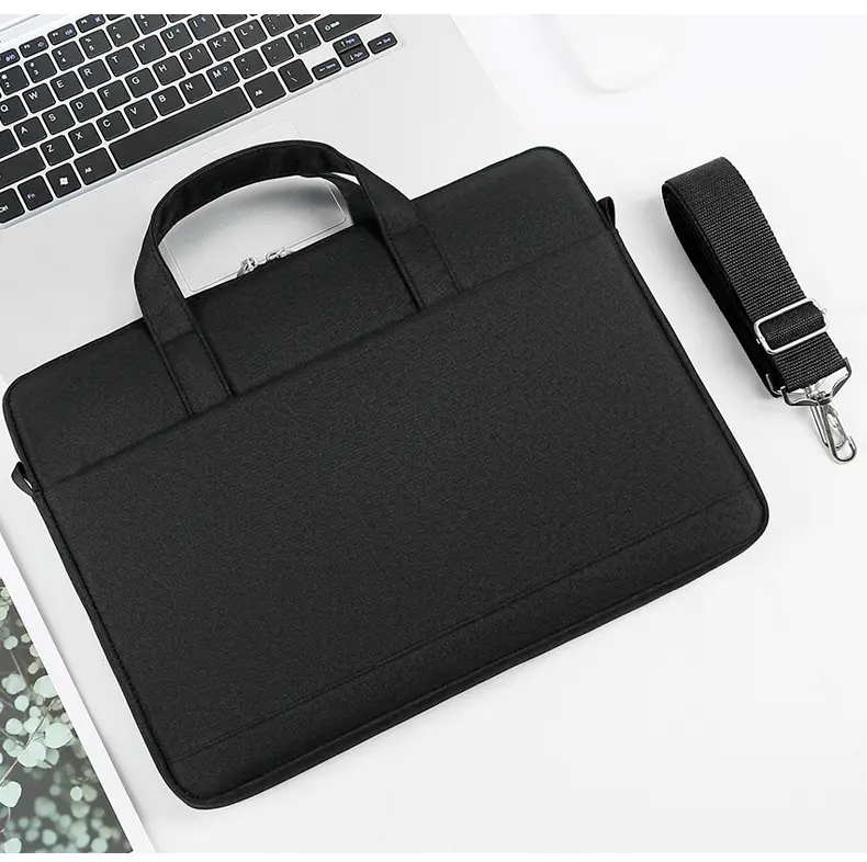 Pink 13-inch Laptop Shoulder Bag with Handle — feature 18