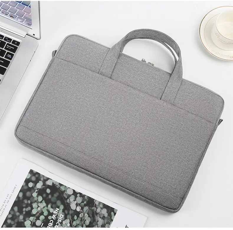Pink 13-inch Laptop Shoulder Bag with Handle — feature 19