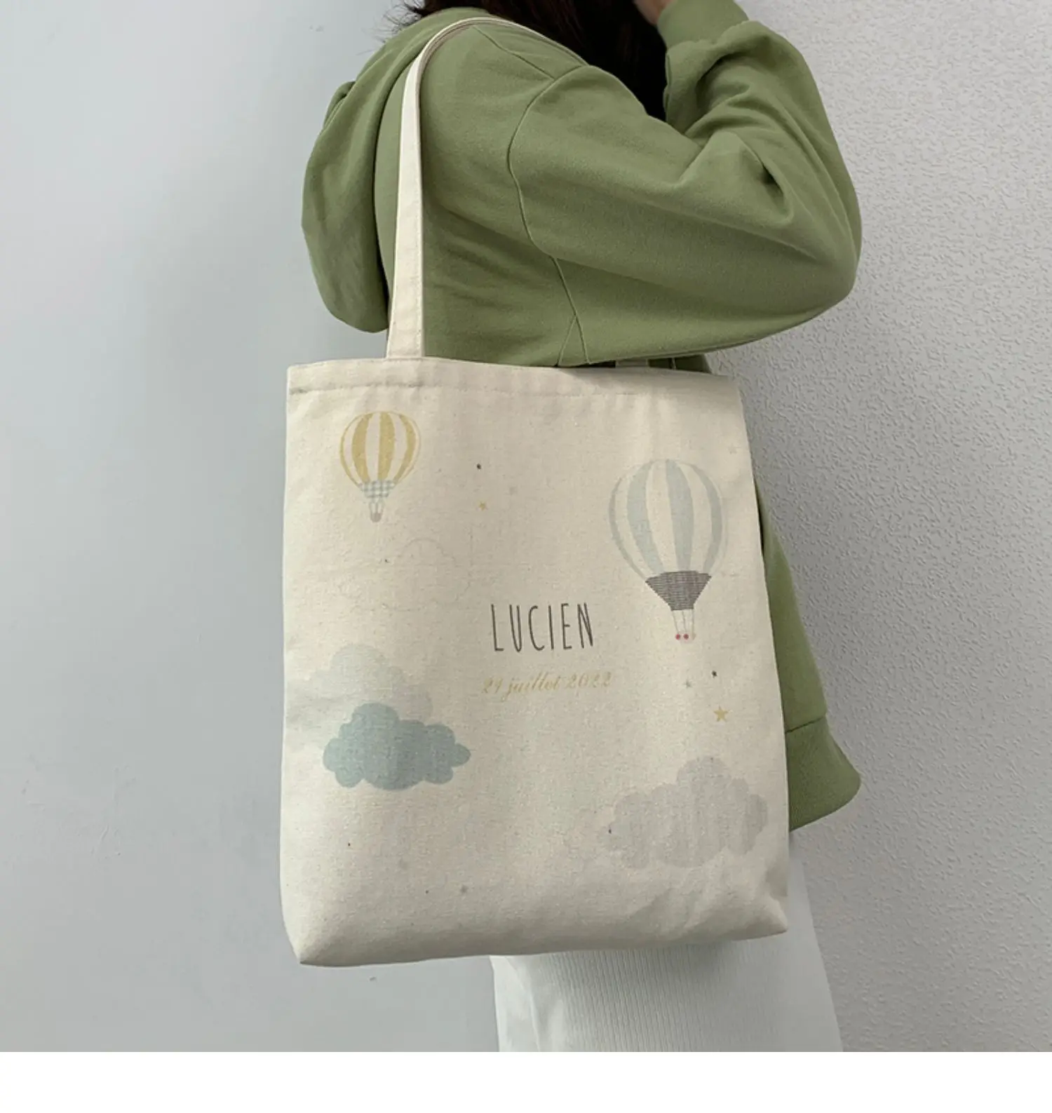 2022 Canvas Tote Bag Large Capacity Female College Students — feature 14