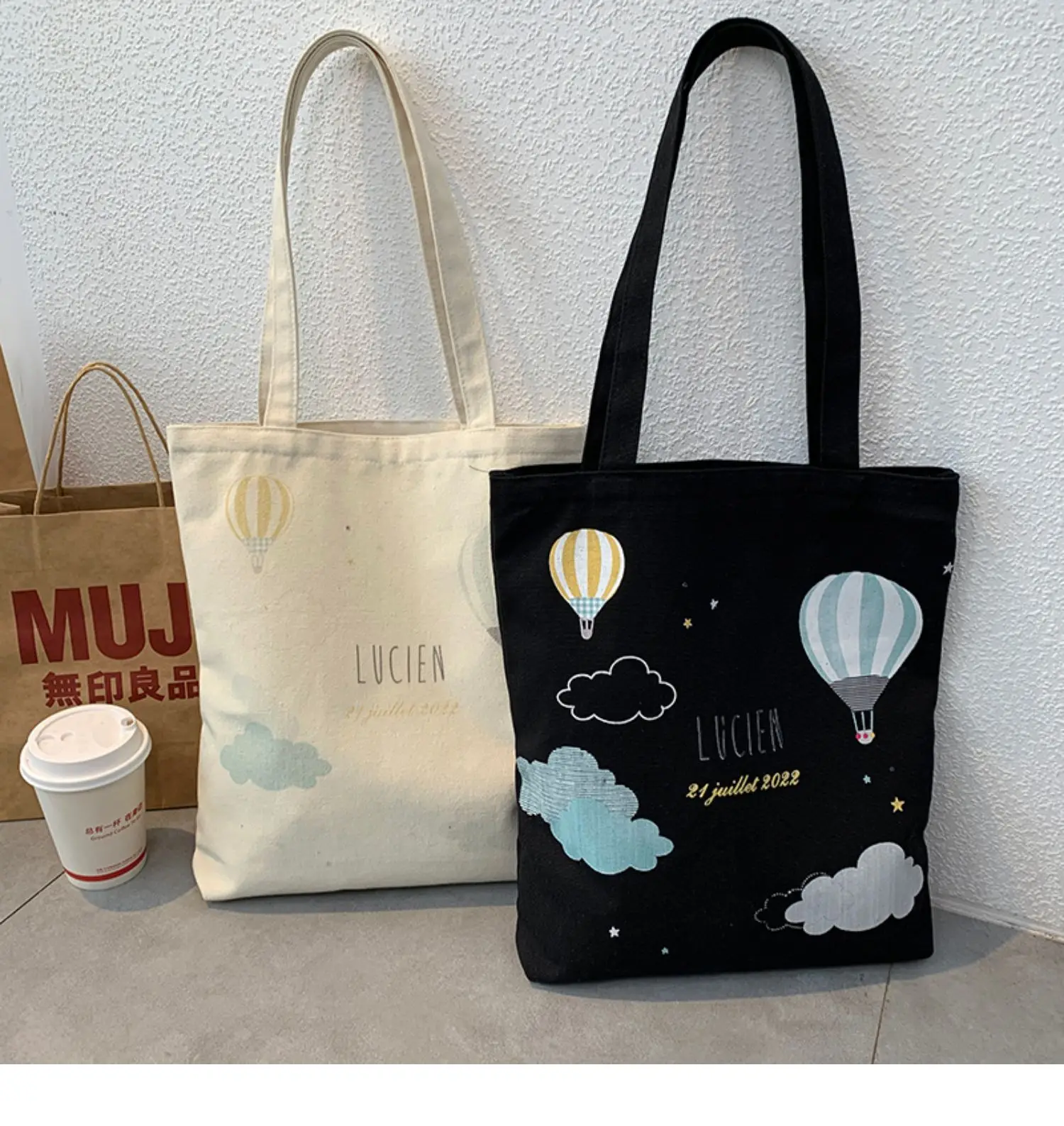 2022 Canvas Tote Bag Large Capacity Female College Students — feature 16