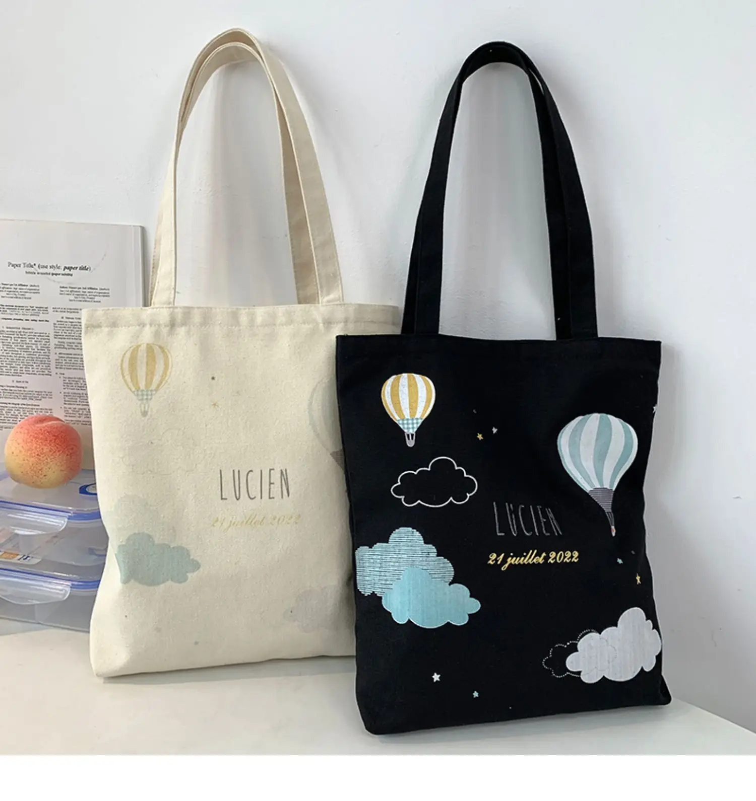 2022 Canvas Tote Bag Large Capacity Female College Students — feature 21