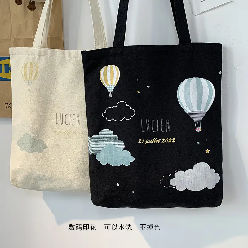 2022 Canvas Tote Bag Large Capacity Female College Students — feature 23